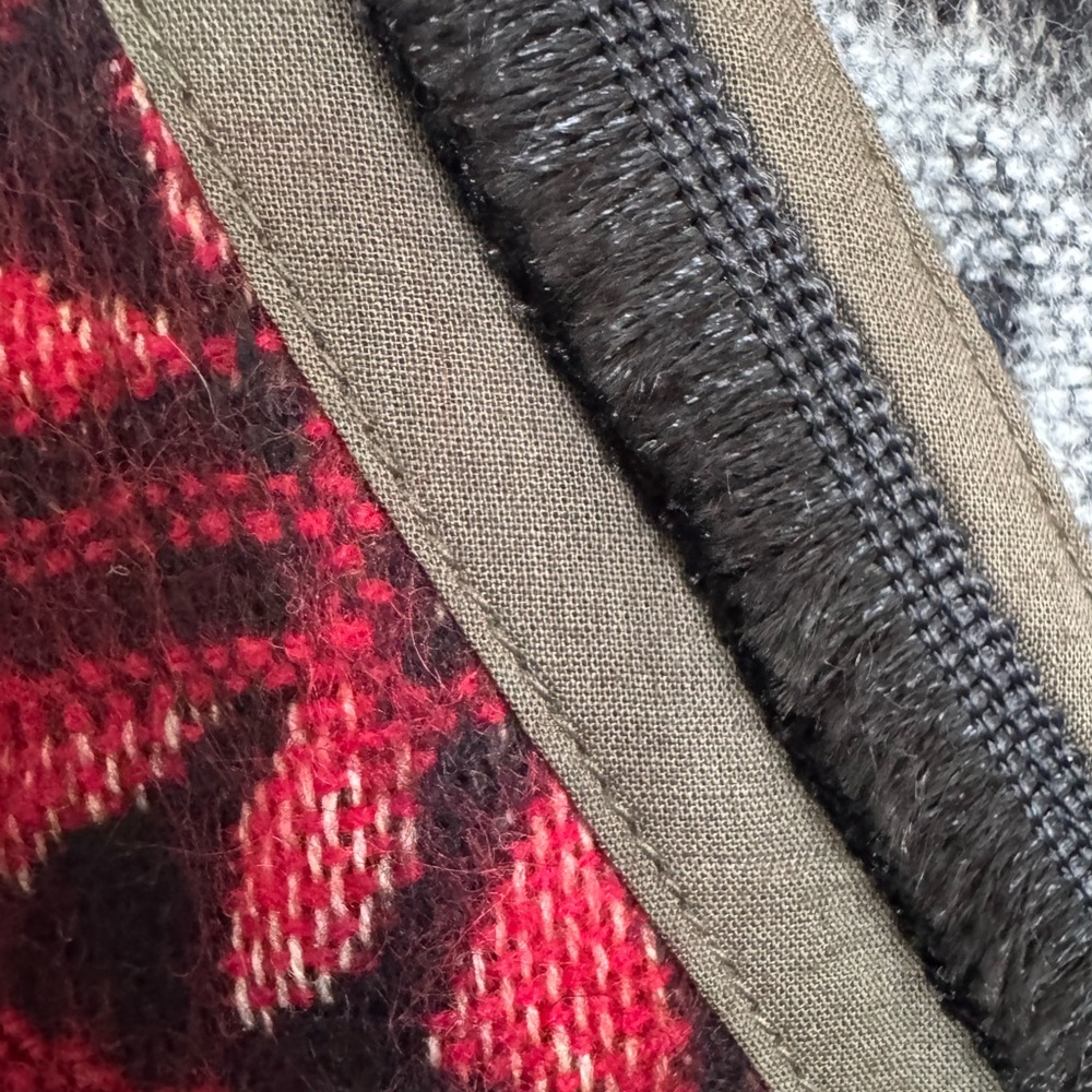 Multicolor Geometric Pattern Poncho Euc - image 2